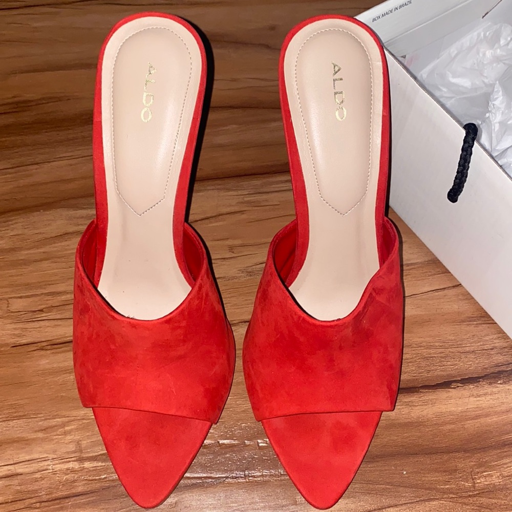 Aldo mules. Never worn